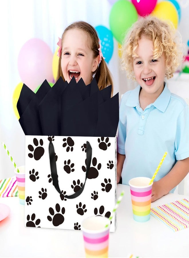 MUNILAIL 13 Inches Paw Gift Bag Large Gift Bag with Handle Tissue Paper and Greeting Card for Kids Birthday Party Baby Shower Paper Gift Bag - Image 5